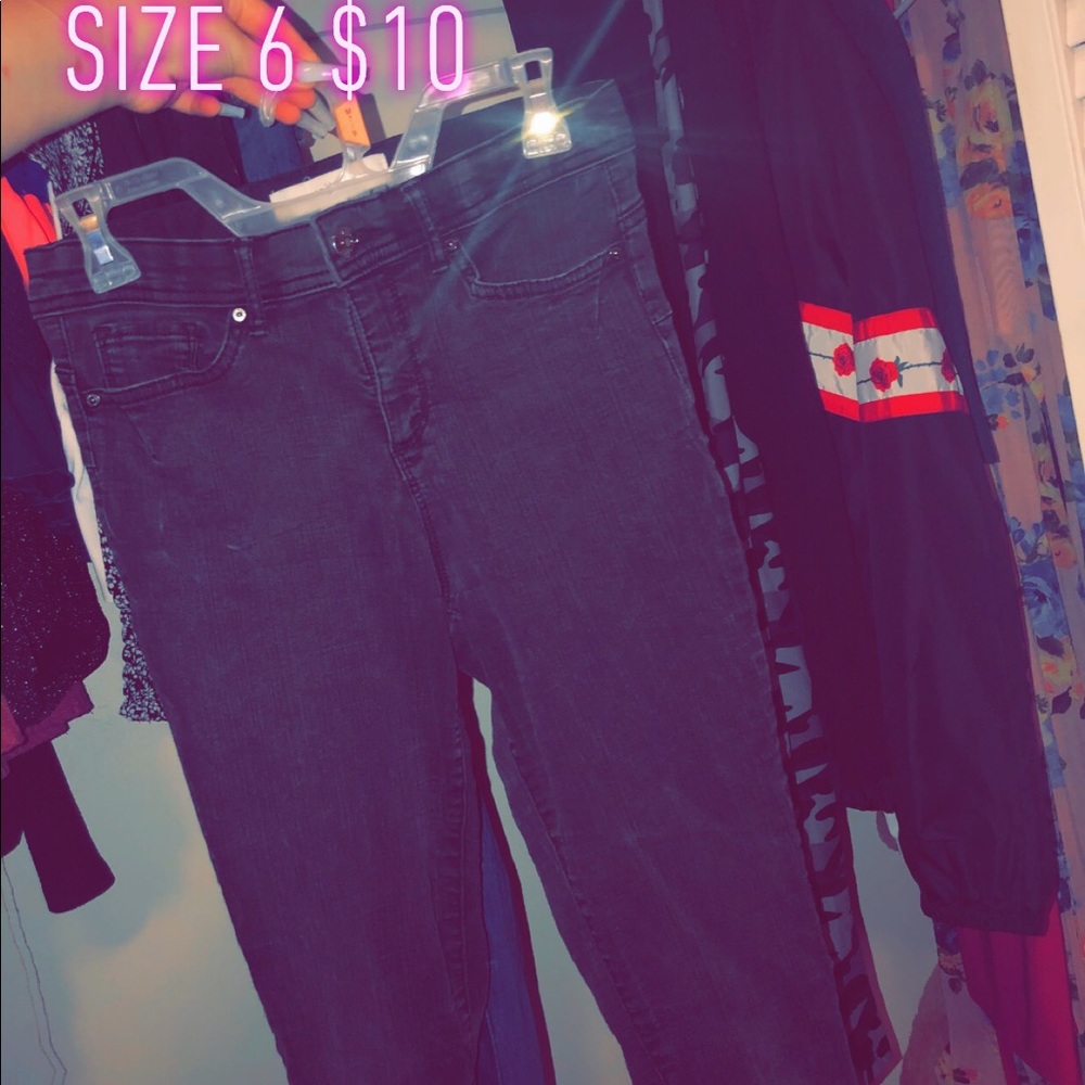 black jeans